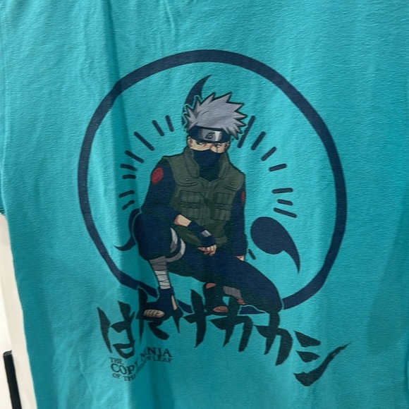 GUC Naruto Kakashi Graphic Screen Tee Short Sleeve T- Shirt Size S Small - Picture 6 of 8